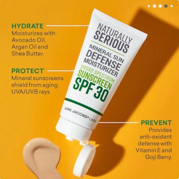 Naturally Serious Mineral Sun Defense Moisturizer Broad Spectrum SPF 30  
*BNIB - Picture 5 of 7